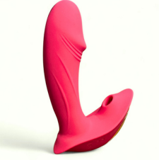 vibrador doble estimulación con succión Cleo