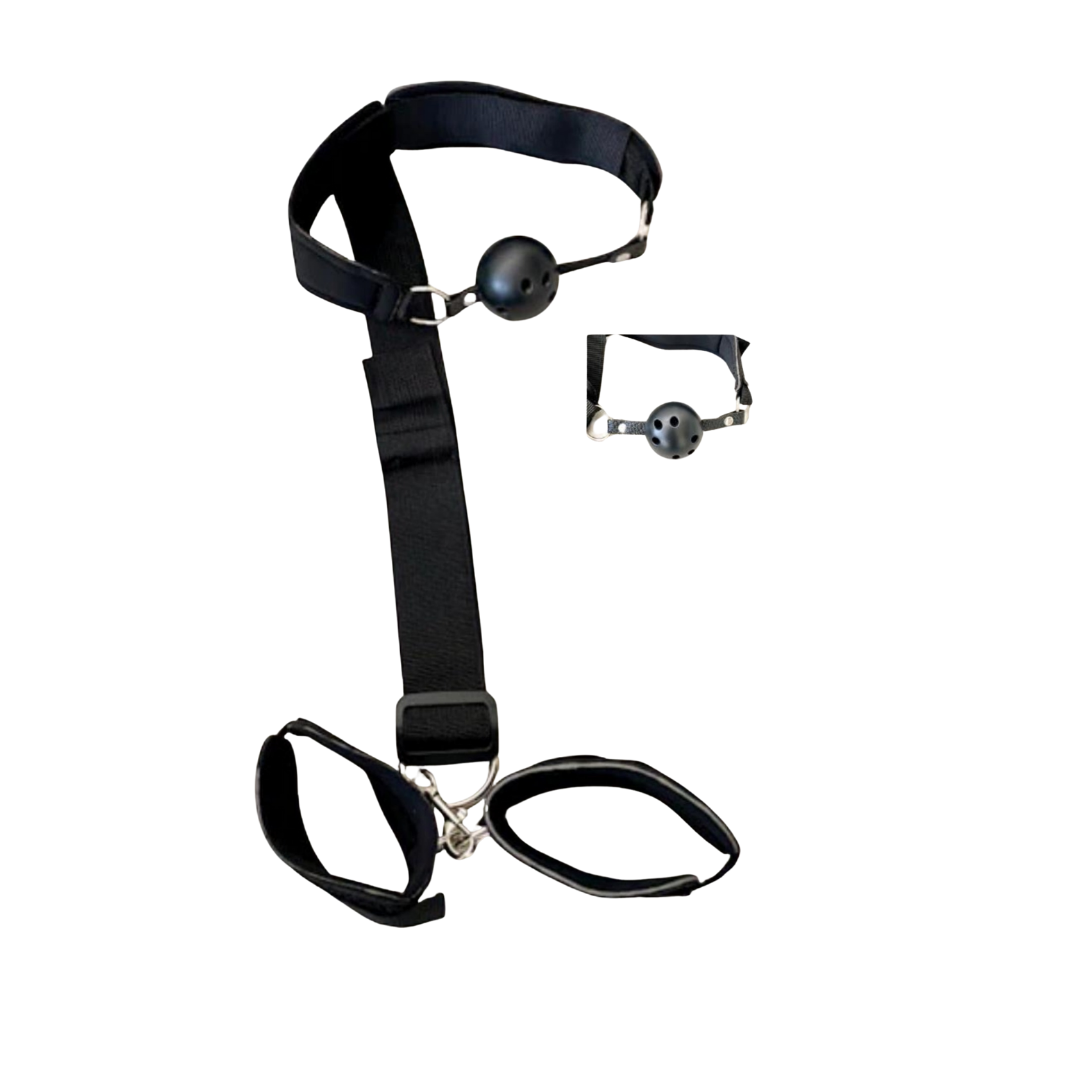 Esposas con Mordaza Ball Gag