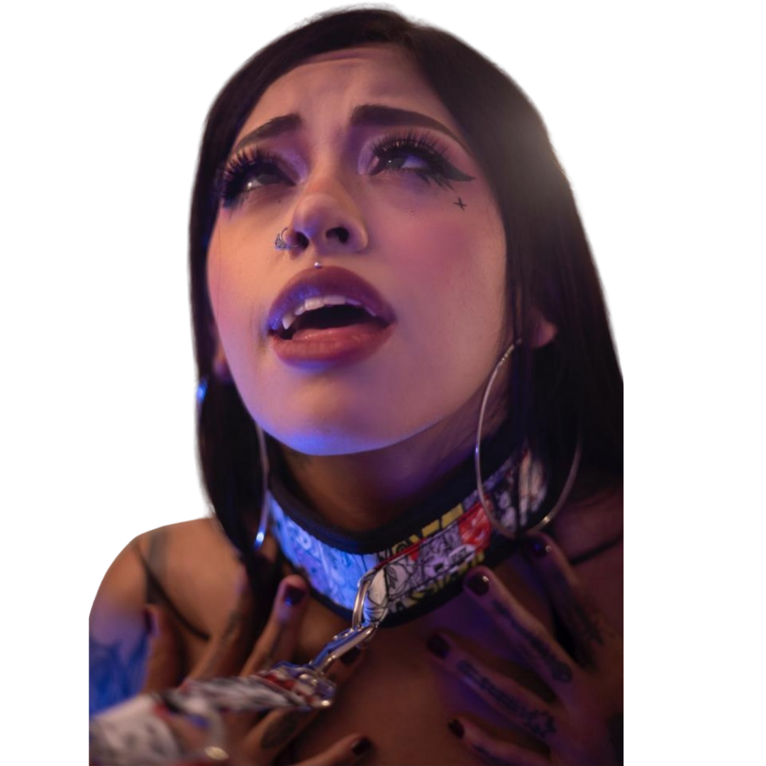 MD Hentai Choker con correa