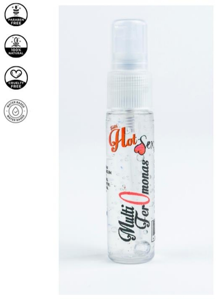 HS lubricante base agua multi orgásmico con FEROMONAS 10ml