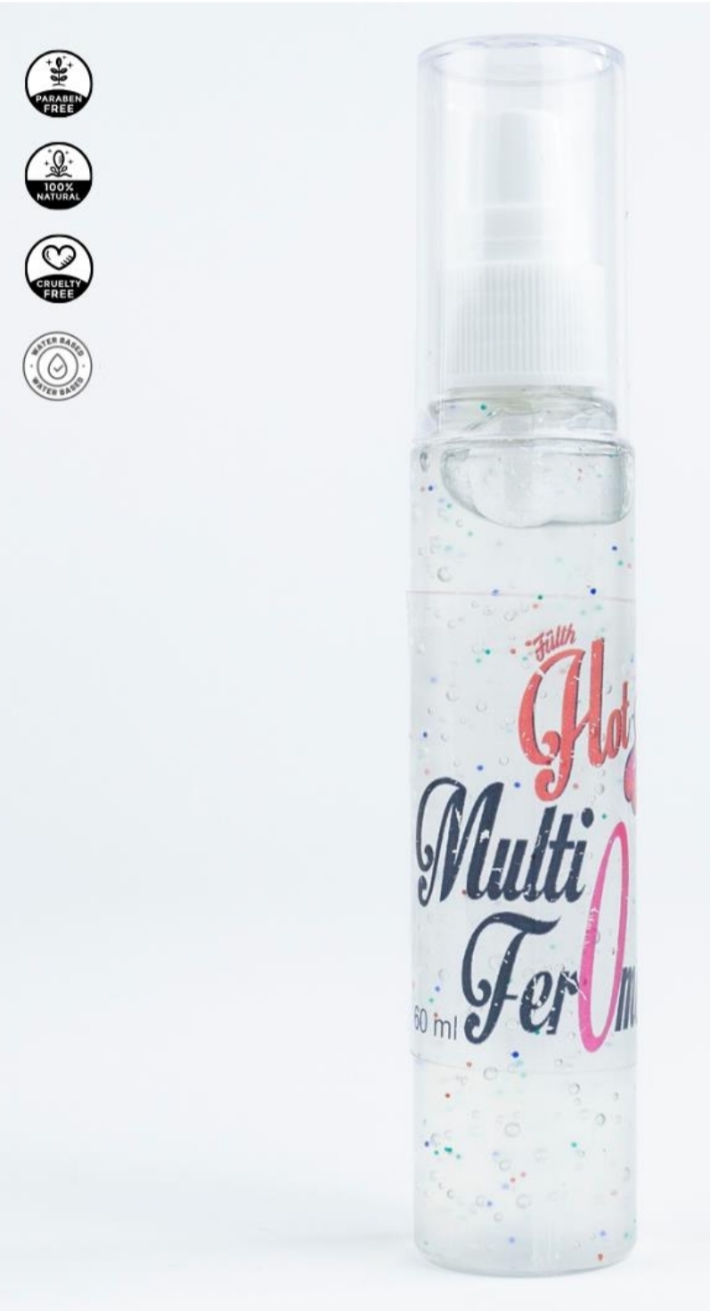 HS lubricante base agua multi orgásmico con FEROMONAS 60ml