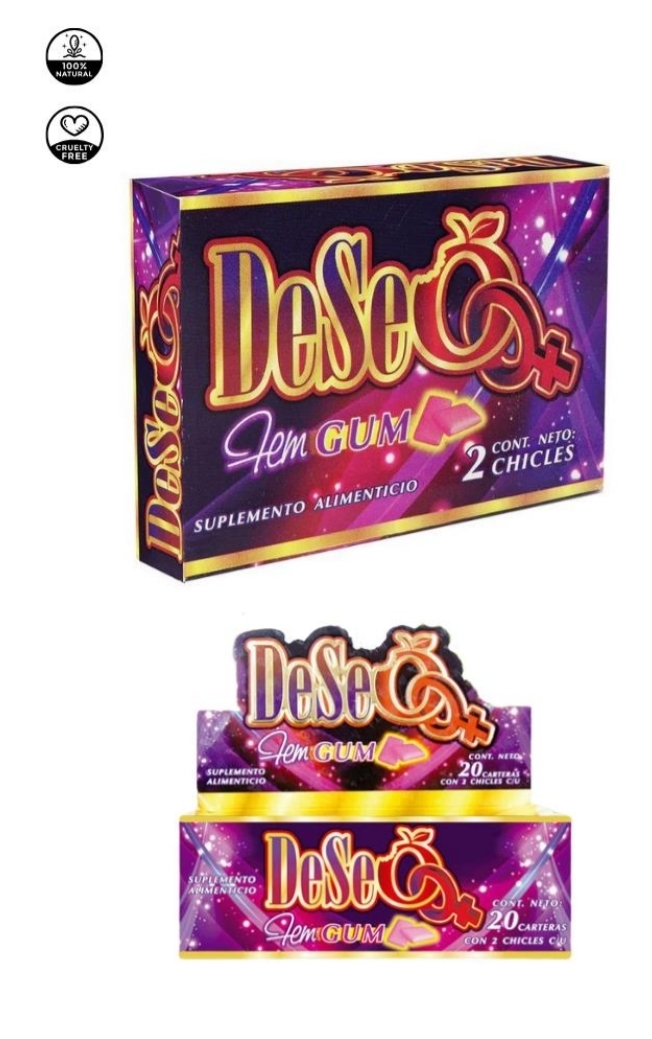 Vigorizante Deseo Fem Gum