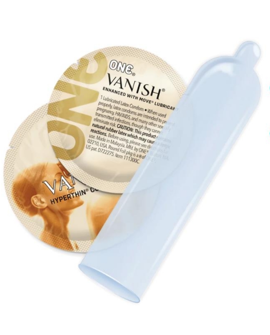 Condón látex ONE VANISH HIPERTHIN Pack