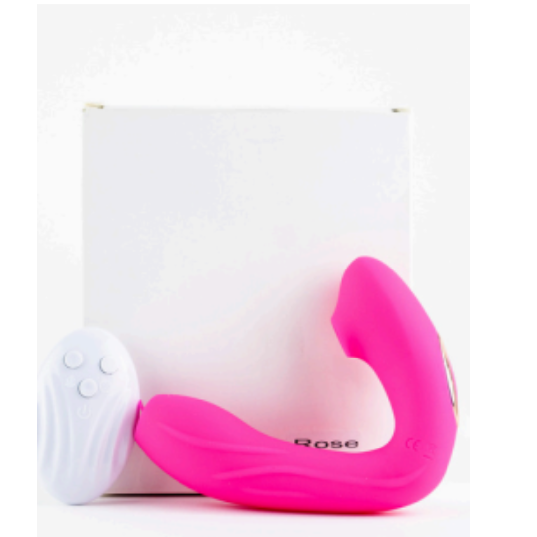 vibrador doble estimulación con succión Lily U2
