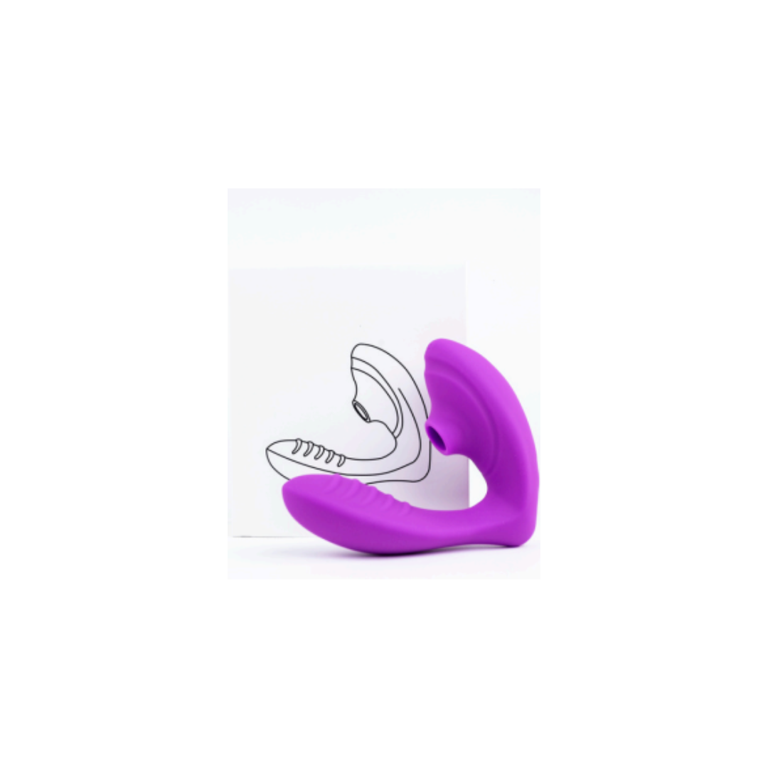 vibrador doble estimulación con succión Tracy