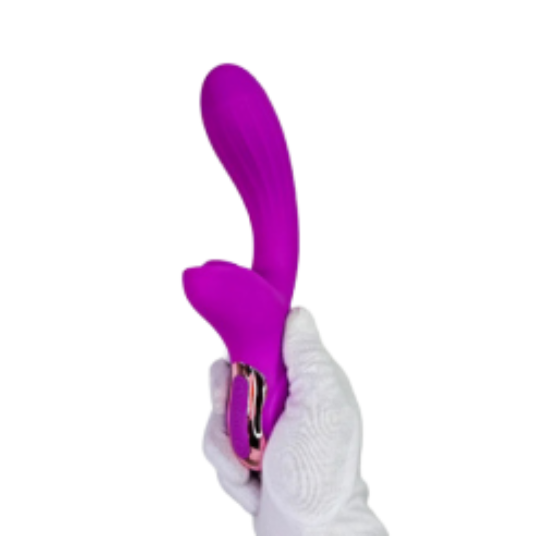 vibrador doble estimulación con succión Caesar