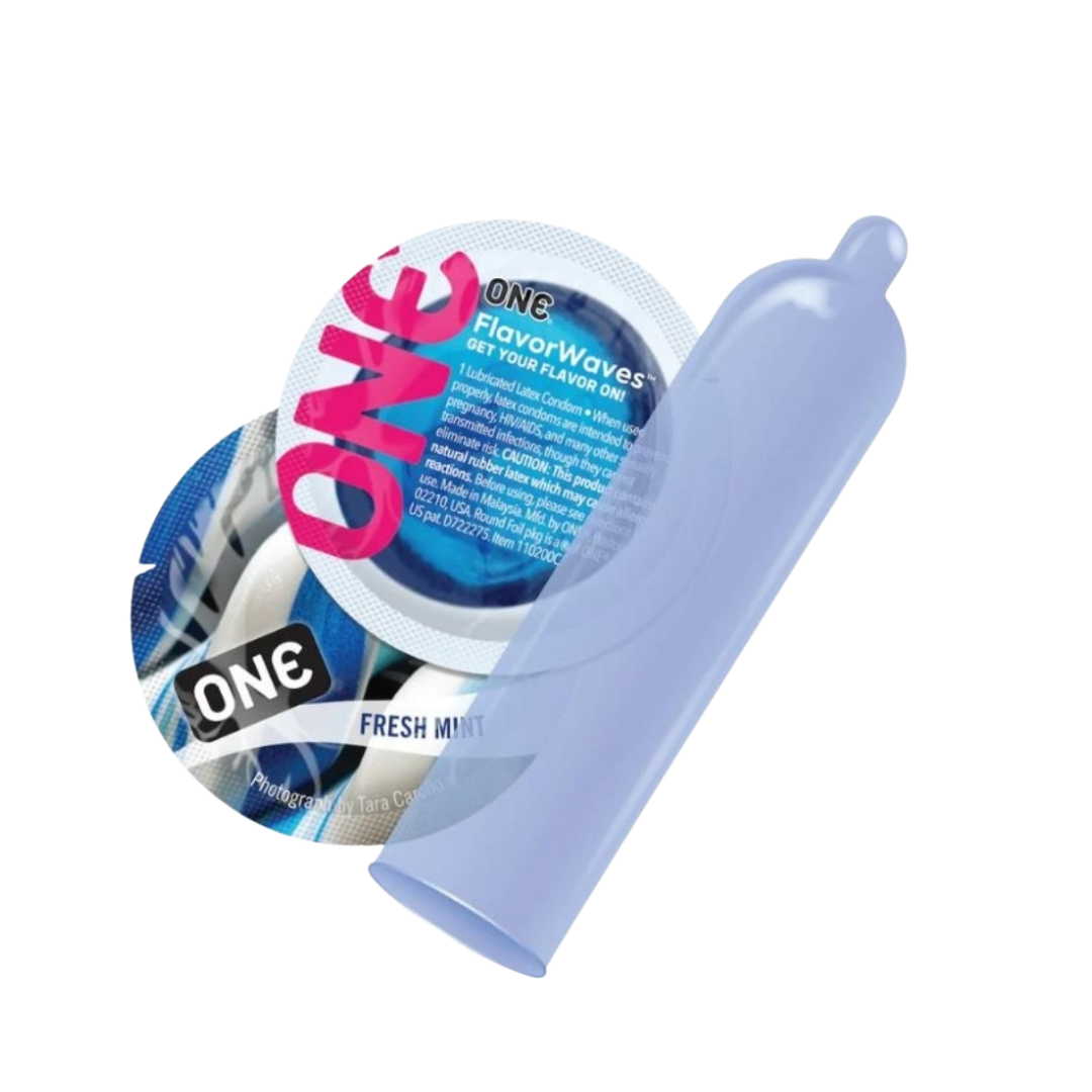 Condón látex ONE FLAVOR WAVES