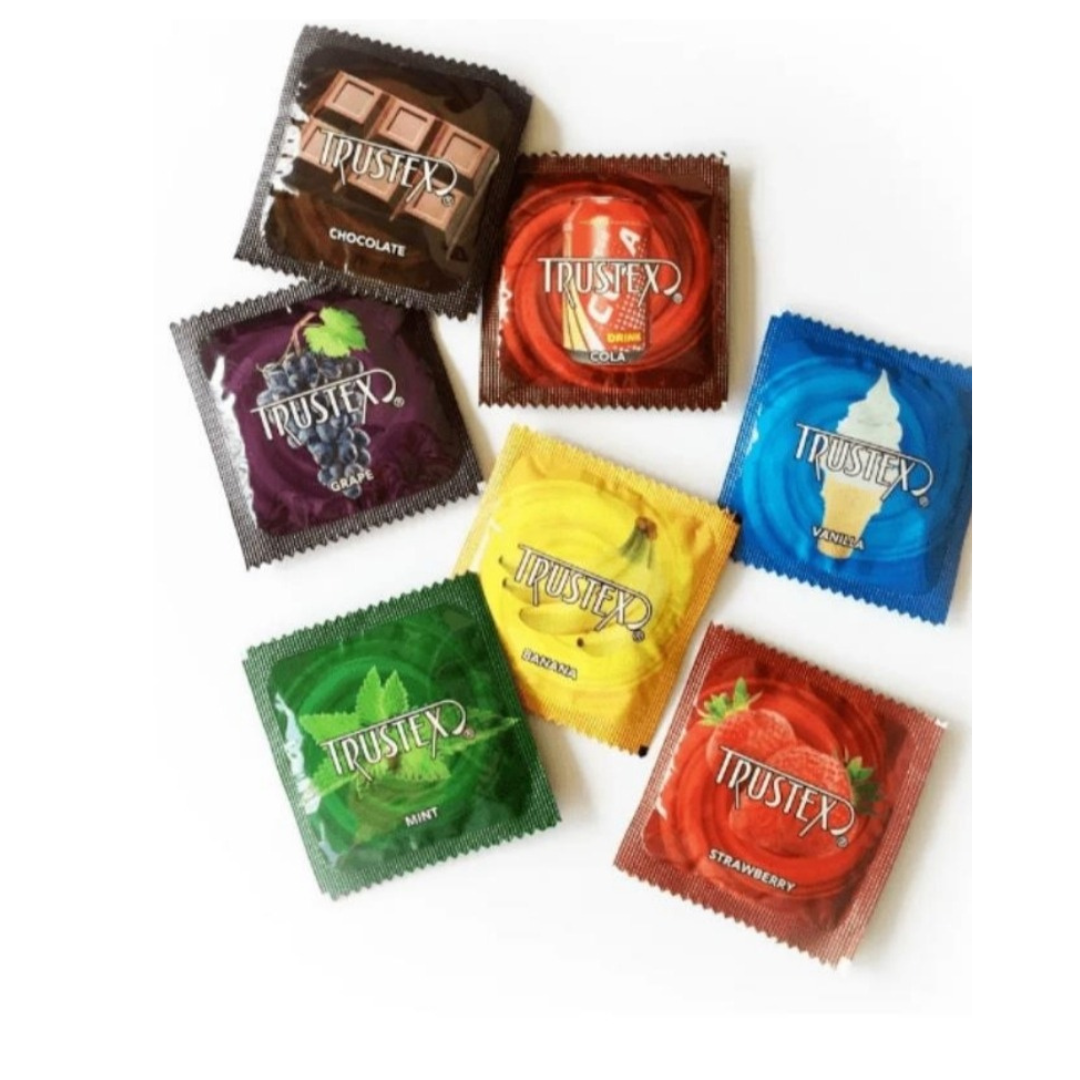 Condón látex TRUSTEX-SABOR Pack